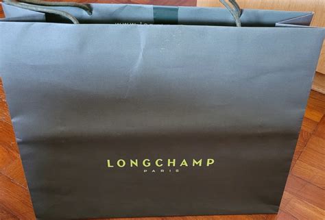 fake longchamp paper bag